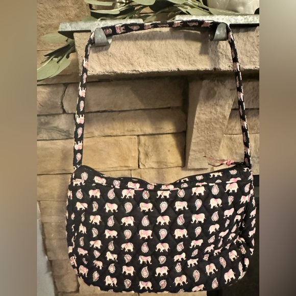 Like New Vera Bradley Shoulder Bag - Elephant Print - Picture 4 of 8